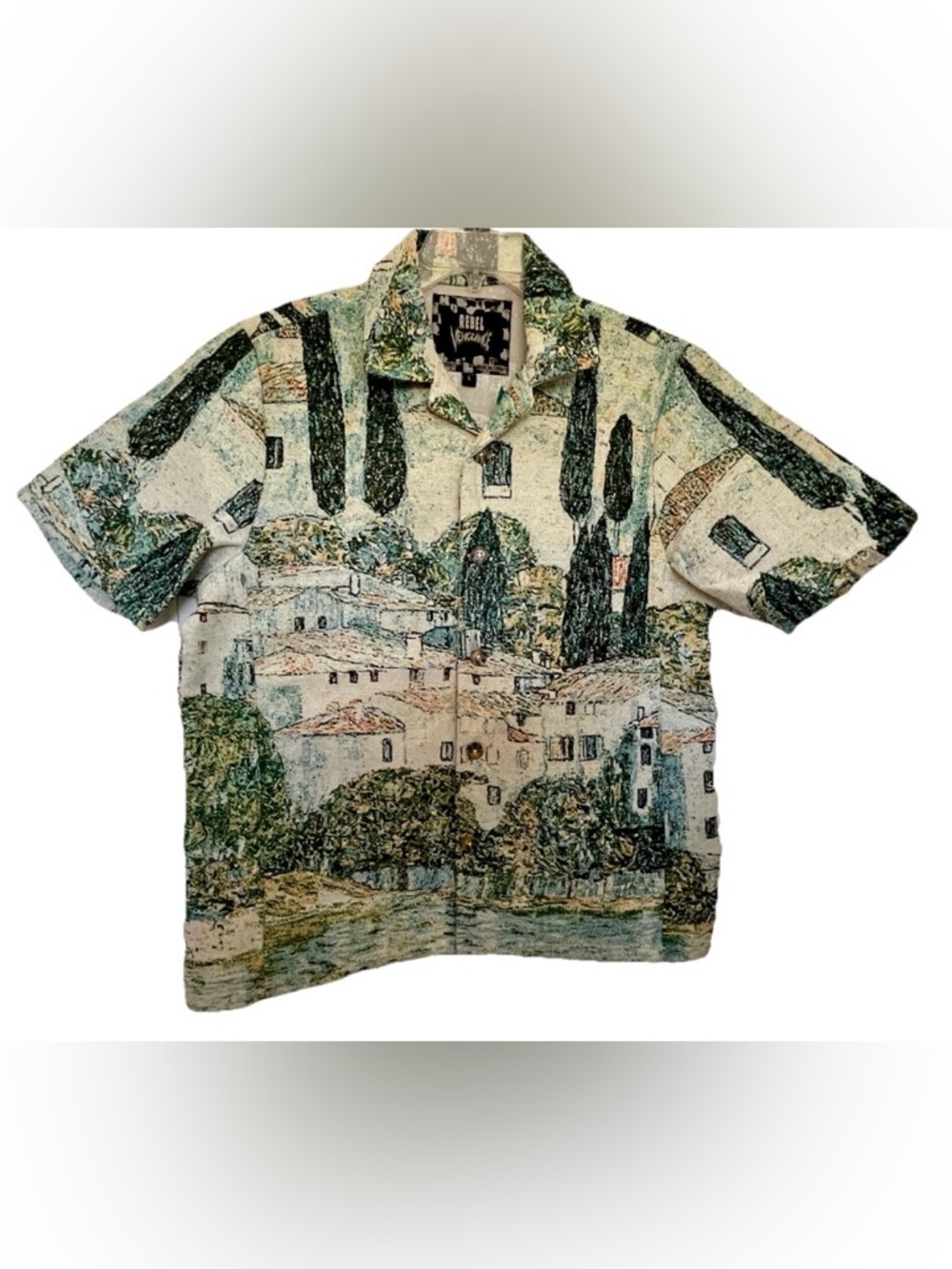 REBEL VENGEANCE NWT Tuscany Print TAPESTRY Shacket JACKET Size Large